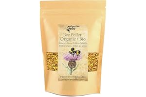 BULGARIAN BEE 500 g Organic Raw Bee Pollen from Wildflowers and Forest Herbs, Unheated, Pure