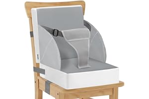 CAVWVTYU Alzador Silla para Niños Comer, PU Impermeable Fuerte Soporte Portátil Asiento Elevador para las Comidas de los Niños Pequeños, Fácil de limpiar Cojín del Asiento Elevador