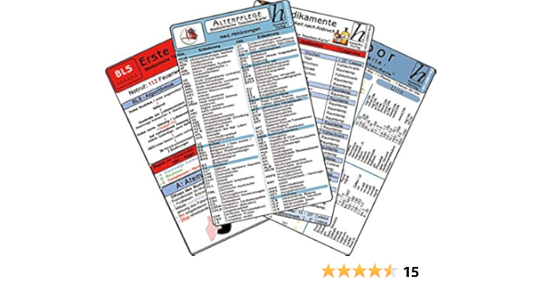 Altenpflege Karten Set Med Abkurzungen Medikamente Haltbarkeit Nach Anbruch Erste Hilfe Laborwerte Amazon De Hawelka Verlag Bucher