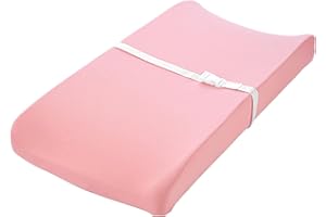 Simple Joys by Carter's Baby 2-Pack Cotton Changing Pad Covers Costumi per Neonati, Rosa/Rosato, Taglia Unica (Pacco da 2) Unisex-Bambino