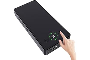 GAOXIAO Blocatore di Registrazione del Telefono a 300 ° con LCD a Telecomando, Banca di Potenza da 4000mah, Dispositivo Anti-Registrazione a Gamma 1-50 m per I Registratori Vocali A 140 x 65 x 22 mm