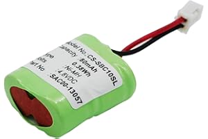 BORNMIO CS-SBC10SL Batteries 80mAh Compatible avec [SPORTDOG] NoBark 10R, SBC-10R Bark Collier, SBC-R, SCB-10R remplace MH70AAAQ4GC, pour RFA-228, pour SAC00-13057