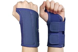 NuCamper Atmungsaktive Handgelenkstütze Handgelenk Bandage Mit Metallschiene-Stabilisator Männer Frauen Handgelenkbandage Verstellbare Handgelenkschiene für Arthritis, Sehnenentzündung, Verstauchung