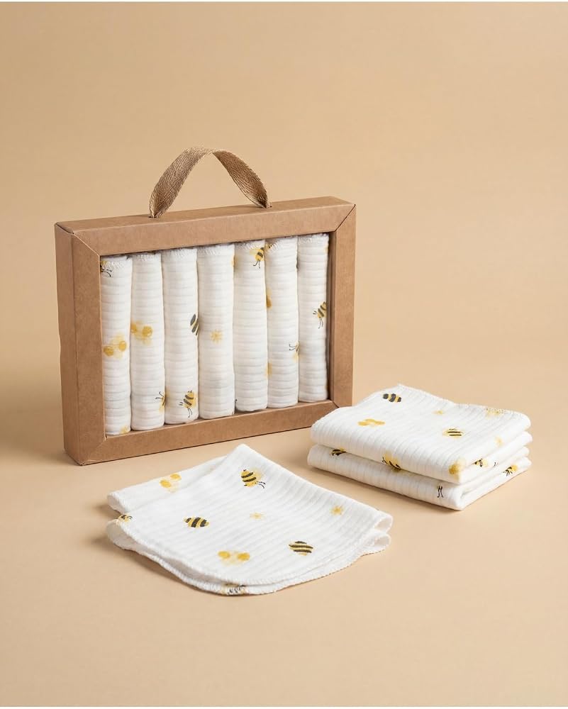 Minory Baby - Bebek Mendili | Ağız Mendili Çok Renkli 25 x 25