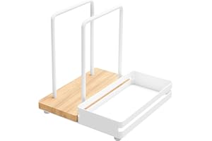 STWWO Portatovaglioli da Tavolo Portatovaglioli in Metallo e Legno con Caddy per sale e pepe Portatovaglioli di Carta Porta Tovaglioli per l'arredamento del Tavoli da Cucina Ristorante Bar, Bianco