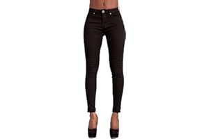 Lusty Chic Vaqueros Mujer Push Up Tejanos Mujer Cintura Alta Pantalones Pitillos Elasticos Jean de Mujer de Color