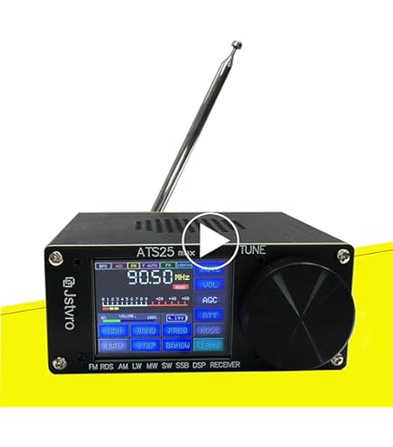 Receptor de Radio Multibanda, FM, Am, LW, SW, SSB Grabadora de Radio Portátil de Mano, con Receptor de Radio Multibanda, FM, Am, LW, SW, SSB Grabadora de Radio Portátil de Mano, con
