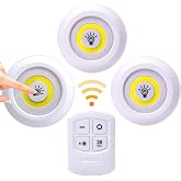 LED ışık, yapışkan, kablosuz aydınlatma i&ccedil;in, 3 LED, pille &ccedil;alışan, kablosuz, i&ccedil; mekan, dolaplar, mutfak, yatak odası, prizsi