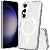 coverzone Samsung Galaxy S25 FE ile uyumlu Kılıf Wireless Şarj &Ouml;zellikli Magsafe ile uyumlu Nitro Anti Shock Transparan K&ouml;şel