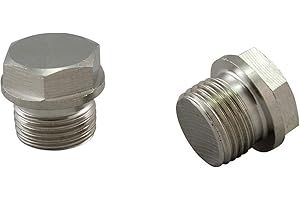 DL-RACING.COM 2x Verschlussschraube M18x1,5 Lambdasonde Edelstahl Blindstopfen Blindschraube