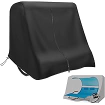 Lettino Doppio A Dondolo KESSER Con Tettuccio - Per 2 Persone, 240 Kg Portata, Crema