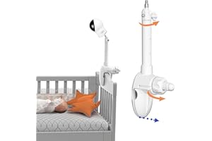 SKINGHONG Uchwyt na kamerę dla niemowląt do eufy Security SpaceView / SpaceView S/SpaceView Pro, uchwyt do monitoringu niemowląt (ulepszona wersja)