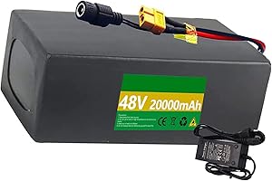 STDPCXZ E-bike Battery 48V 8Ah 10Ah 12Ah 15Ah 18Ah 20Ah 25Ah Li-ion Battery Pack 48V Electric Bike Lithium Battery with Charger for 200W 500W 800W 1000W Motor