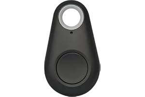 Retoo Key Finder Bluetooth Black Multifunctional with App and Alarm Smart Tracker Key Bag Wallet Finder Compatible with iOS/Android, Anti-Lost Key Item Finder