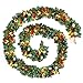 Produktbild willkey 2.7m Weihnachtsgirlande Tannengirlande Mit Beleuchtung Weihnachtsdeko DIY Girlande Weihnachten für Weihnachten Dekoration (Grün)