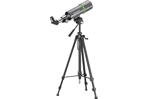BRESSER Night Explorer 80/400 TELESCOPIO ASTRONOMICO Negro/Gris