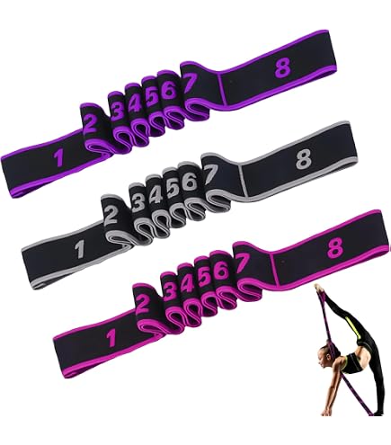 IATAHI 2 Bandes élastiques De Musculation – 8 Niveaux De Force, Longueur Ajustable, Tissu Doux, Lavable