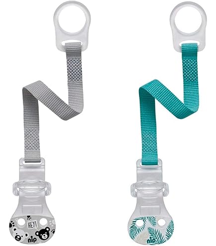Suavinex, Fopspeenhouder voor baby's, flexibele siliconen hoes voor 2 fopspeen, met draaggreep om op te hangen, 0 maanden, kleur essence, baksteen