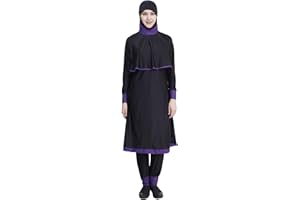 GladThink Muslim Damen Mädchen Burkini 2 Stück Badebekleidung