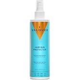 VALQUER Hair Sunscreen Spray | Detangling Conditioner with Vitamin B5 and Zero Formula | Hydration and UV Protection | Monoi