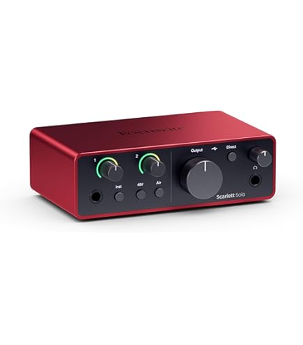 Focusrite Scarlett 2i2 Studio 3rd Gen USB Audio Interface Bundle