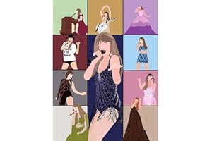 Mupmod TS Paint by Numbers for Adults, Pop Singer Paint by Numbers Kits Canvas Adult, Pop Star Oil Painting by Numbers Kit for Home Decor Gifts 12x16 inch