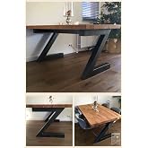 safecorative Decorative Metal Table Leg Log Table Leg Furniture Legs 70x60 Cm