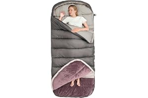 BISINNA 0 Degree Sleeping Bag XL for Adults Cold Weather Sleeping Bags Winter Big and Tall Large Sleeping Bags Great for Camping Backpacking Hiking Indoor & Outdoor(3.5kg)
