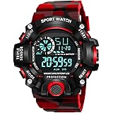 Acnos® Premium Brand - A Digital Watch Shockproof Multi-Functional Automatic 5 Color Army Strap Waterproof Digital Sports Watch for Men's Kids Watch for Boys Watch for Men Pack of 1: 