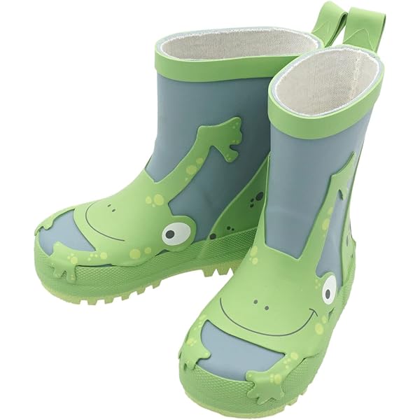 Maximo Kinder Gummistiefel Mit Coolen Gecko-Motiv - Perfekt Für Kleine Abenteurer
