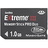 SanDisk Extreme III Memory Stick Pro Duo Speicherkarte 1GB (original Handelsverpackung)