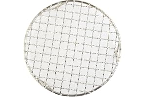 HOHOVYVY Grille de refroidissement ronde en acier inoxydable - Réutilisable - Pour cuisson, grillades - Diamètre : 20 cm - Sain et durable - Passe au lave-vaisselle