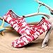 Produktbild Lucdespo Badeschuhe, Outdoor Schuhe, Fluss Tracing, Schnelltrocknend, Badeschuhe, Home Fitness, Laufschuhe, Schnelle Trocknung und Atmung, MX-14 Camouflage Rot, 36