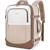 ETRONIK Ryanair Backpack 40x30x20, Expandable Cabin Travel Backpack 24-30L, khaki, Mediano, Classic | V&aacute;lida Como Maleta de C