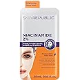Skin Republic Niacinamide 2% Serum Infused Brightening Sheet Face Mask | Minimises Open Pores | Reduces Dark Spots and Excess Oil | Made in Korea (Pack of 1)