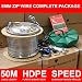 Produktbild Aerial-Runway 50 m Garten Zip Draht Paket Full 8 mm Kit mit Monkey Sitz, Spannen, DIY Bremse