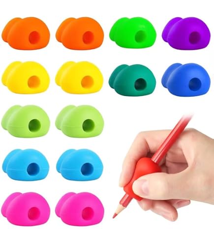 Impugnatura Ergonomica Per Penna – Correttore Di Postura Per Bambini E Adulti, In Silicone Morbido, Adatto A Destri E Mancini, Aiuta La Scrittura Senza Affaticamento