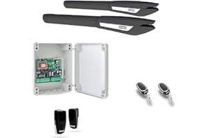 AUTOMATISMOS Y DOMOTICA Kit completo motor electromecánico puertas batientes de doble hoja Motorline Persa, gran diseño, robusto y duradero.