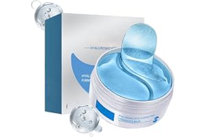 NLFOX Under Eye Mask - Hyaluronic Acid Under Eye Patches - Collagen Moisturizing Eye Masks Skincare for Puffy Eyes - Dark Circles Hydrating Anti-aging - Revitalize,Eye Gel Pads for All Skin Types