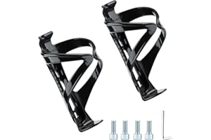 Borraccia Per Bicicletta, Byffoer 2 pezzi Portaborraccia per bici MTB in Plastica Bicycle Water Bottle Applicare Attrezzi da Ciclismo per Mountain Bike Sport all'aperto