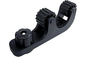 KOVNISE Kayak Paddle Holder Kayak Track Mount Accessories Kayak Oar Holder Standard Paddle Holder Kayak Rail Accessories, Kayak Paddle Holder Rail Bracket Fishing Rod Holder Rubber Boat Fishing Boat