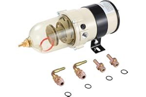KATSU TOOLS KATSU Diesel Fuel Filter Water Seperator Kit FG900 F900 Racor Type For Diesel Engines Marine Boat Trucks Tractors Electric Generators 482721
