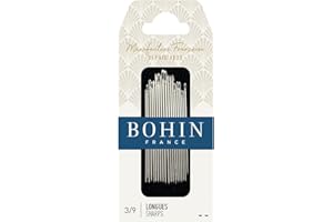 Bohin - Assortment No.3-9 Sharps Sewing Needles - 20 Needles