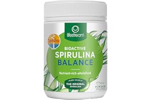 LIFESTREAM Nutrient Rich Bioactive Spirulina Balance | 200g Powder | Pure Source | from New Zealand | Detox | Immune System | Energy Boost | 500MG |