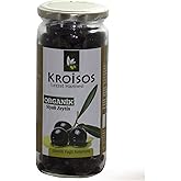 Kroisos Organic Black Olives 310 Gr Medium Size