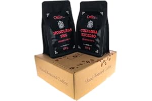 Coffeenes Coffee Arabica Tasting Set Gift Set from All Over Over the World 2x250 g - Traditional Roast, Coffee Lovers Gift Idea for Men & Women, Ground Roast Coffee