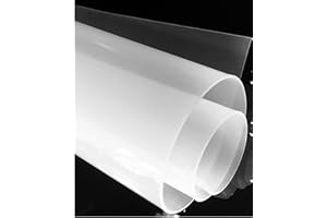 AHSKY-Blatt, 1 Stück Silikonkautschukblatt 500mm Breite 500 mm Länge 0,1 mm / 0,2 mm / 0,3 mm / 0,5 mm / 0,8 mm Dicke Transparente Silikonfolie (Size : 500X500x0.2mm)