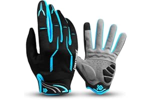 I Kua Fly Guanti Ciclismo in Gel Antiscivolo e Antiurto Guanti MTB con Touchscreen Guanti da Ciclismo Moto per Donna e Uomo