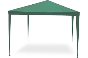 Linea Garden Friend Gazebo facile verde 3x4 m Struttura in acciaio copertura in pe 110 gr/m²