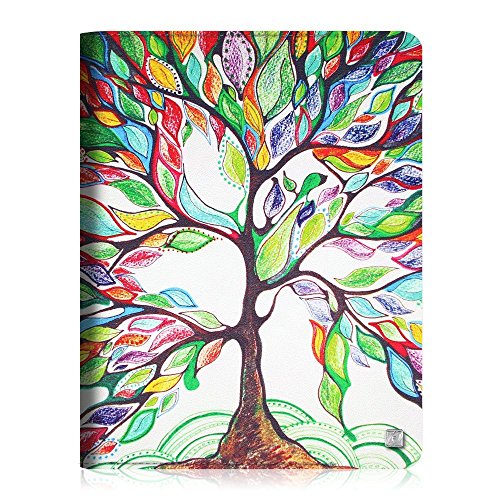 Fintie Apple iPad 2 / iPad 3 / iPad 4 Retina Hülle Case Schutzhülle Etui Tasche – 360 Grad Rotierend Stand Smart Cover mit Auto Schlaf / Wach Funktion, Liebesbaum - 3